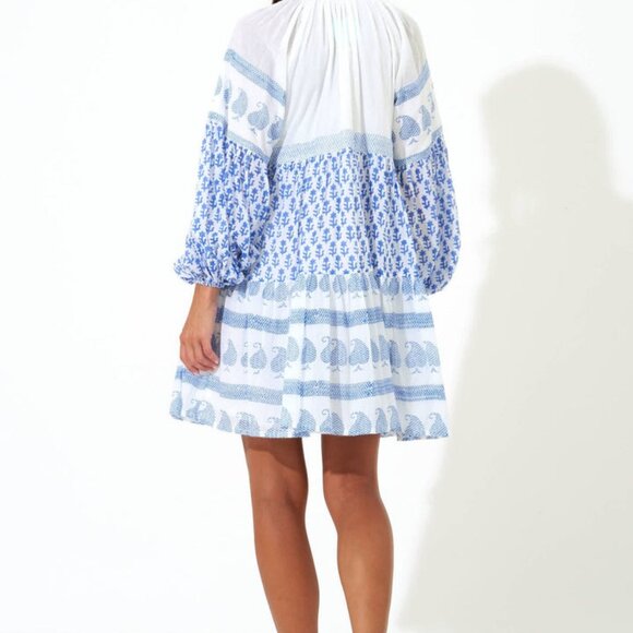 Oliphant Long-Sleeve Floral Mini Dress - New with Tags - Picture 3 of 4